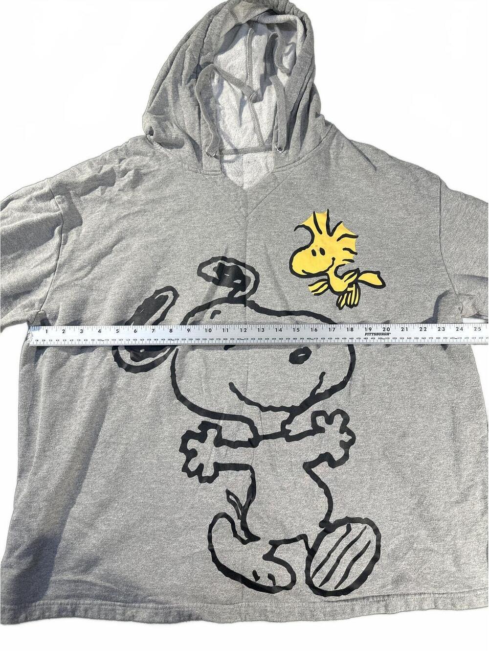 Peanuts Women's Grey XL Hoodie - Picture 4 of 5